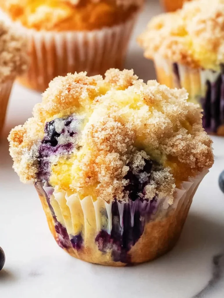 Ultimate Moist & Flavourful Blueberry Muffins