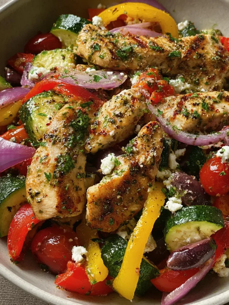 Mediterranean Chicken Stir Fry