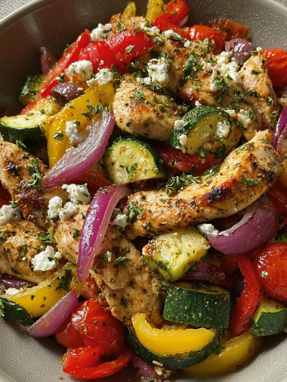 Mediterranean Chicken Stir Fry