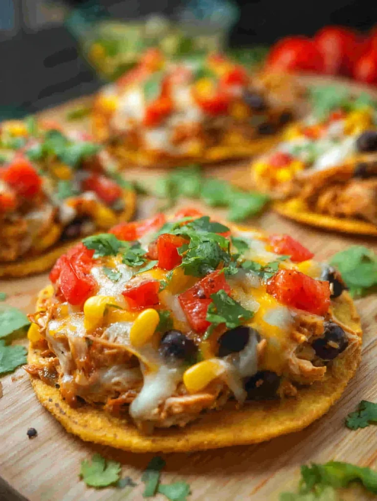 Mexican Rotisserie Chicken Tostadas