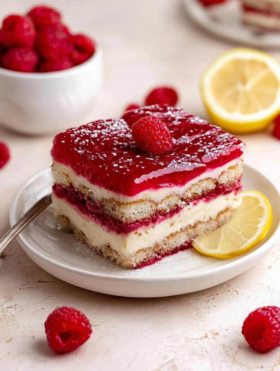 Raspberry Tiramisu