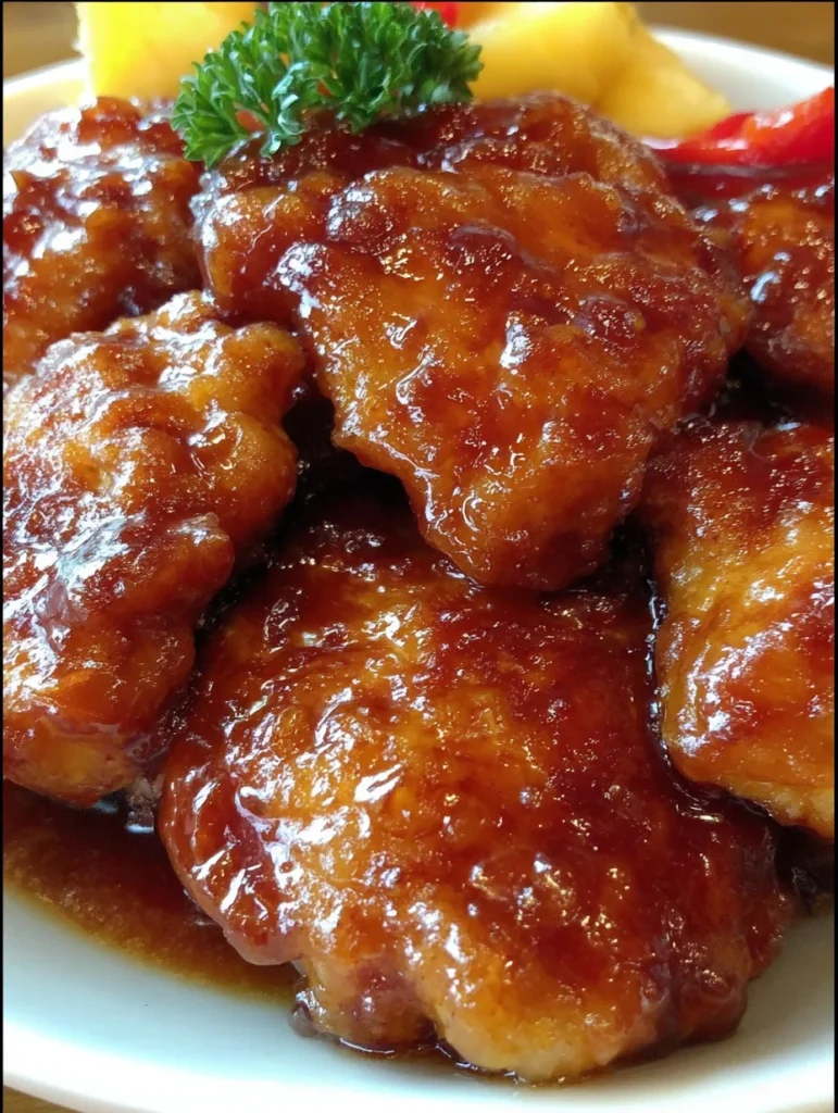 Sweet Hawaiian Crock Pot Chicken