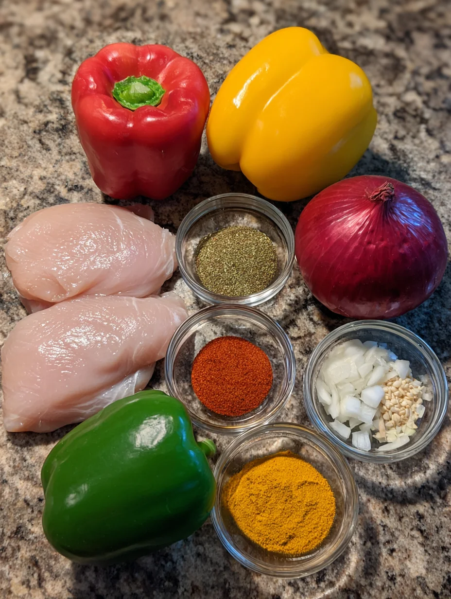Air Fryer Chicken Fajitas