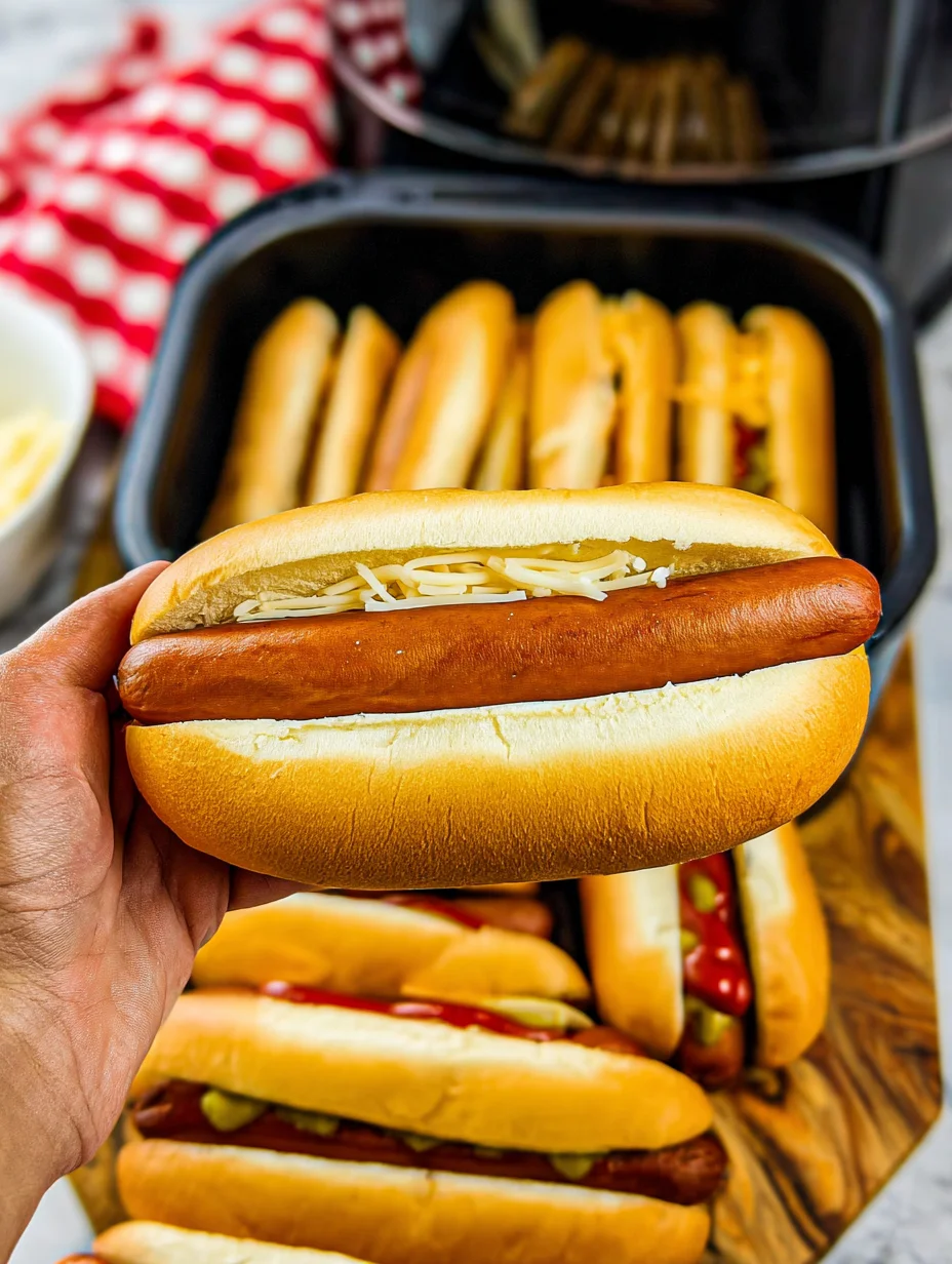 Air Fryer Hot Dogs