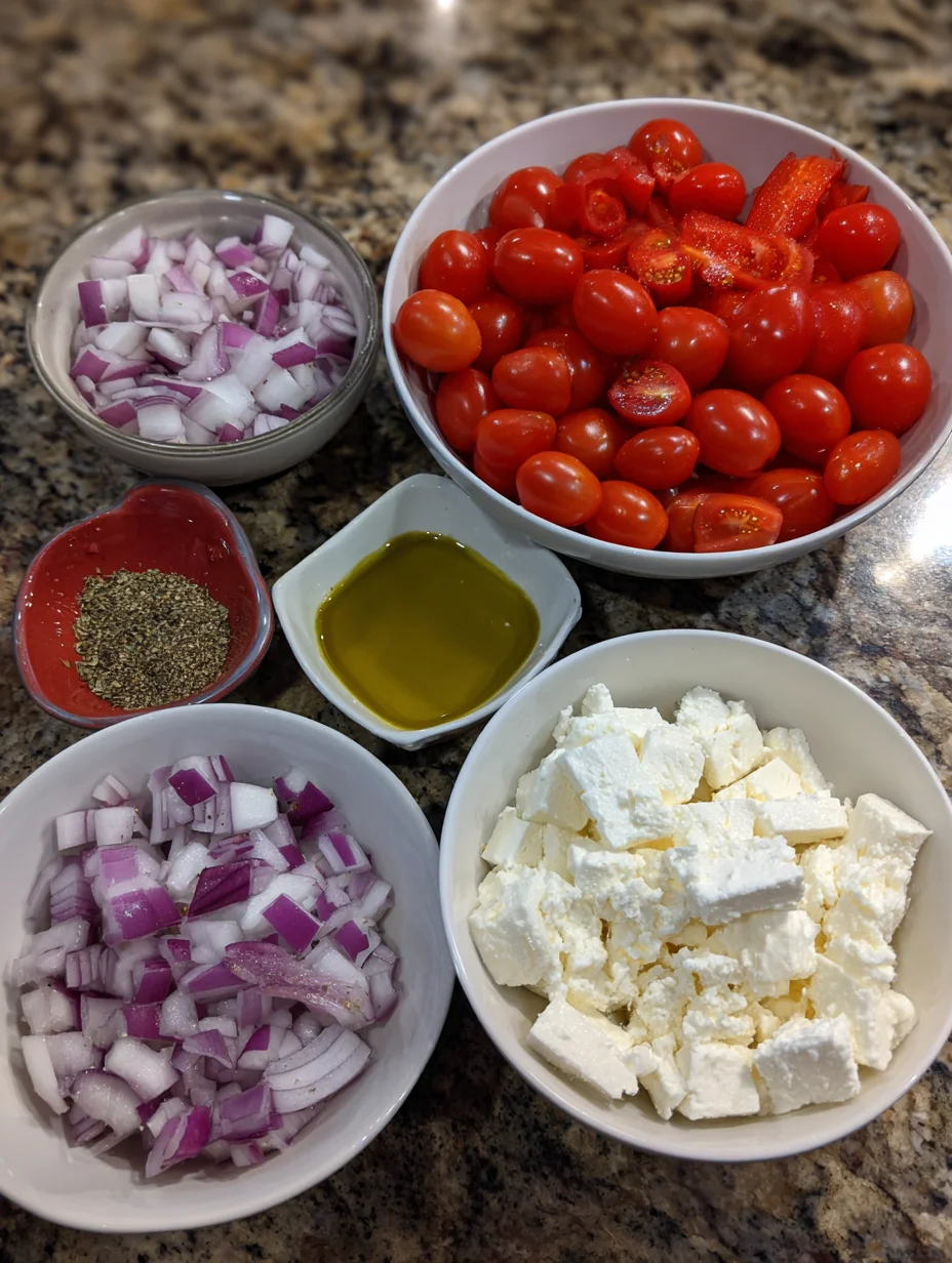 Baked Feta Eggs