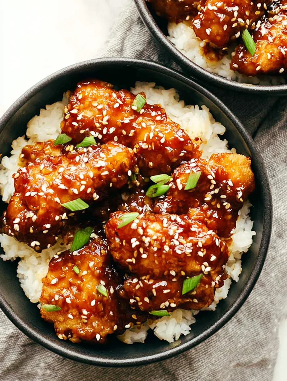 Baked Honey Sesame Chicken