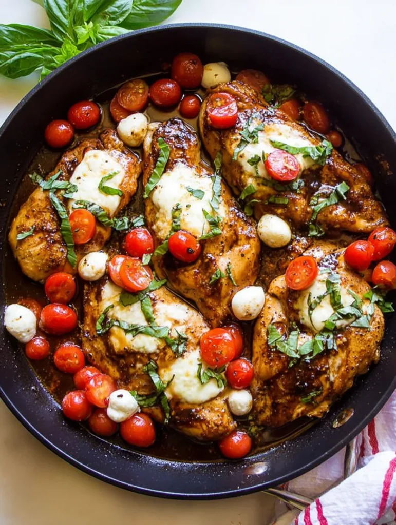 Balsamic Glazed One Pan Chicken