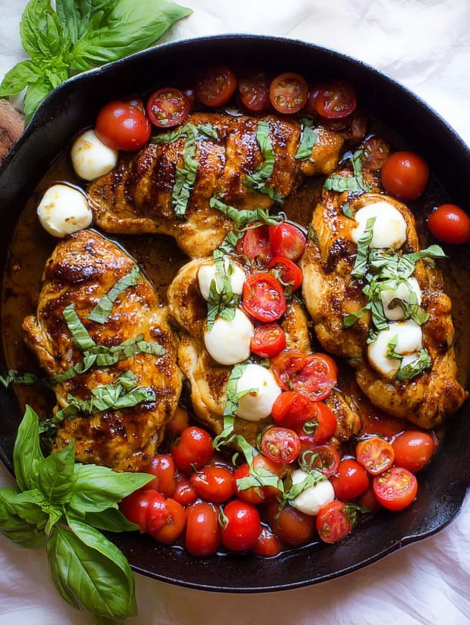 Balsamic Glazed One Pan Chicken