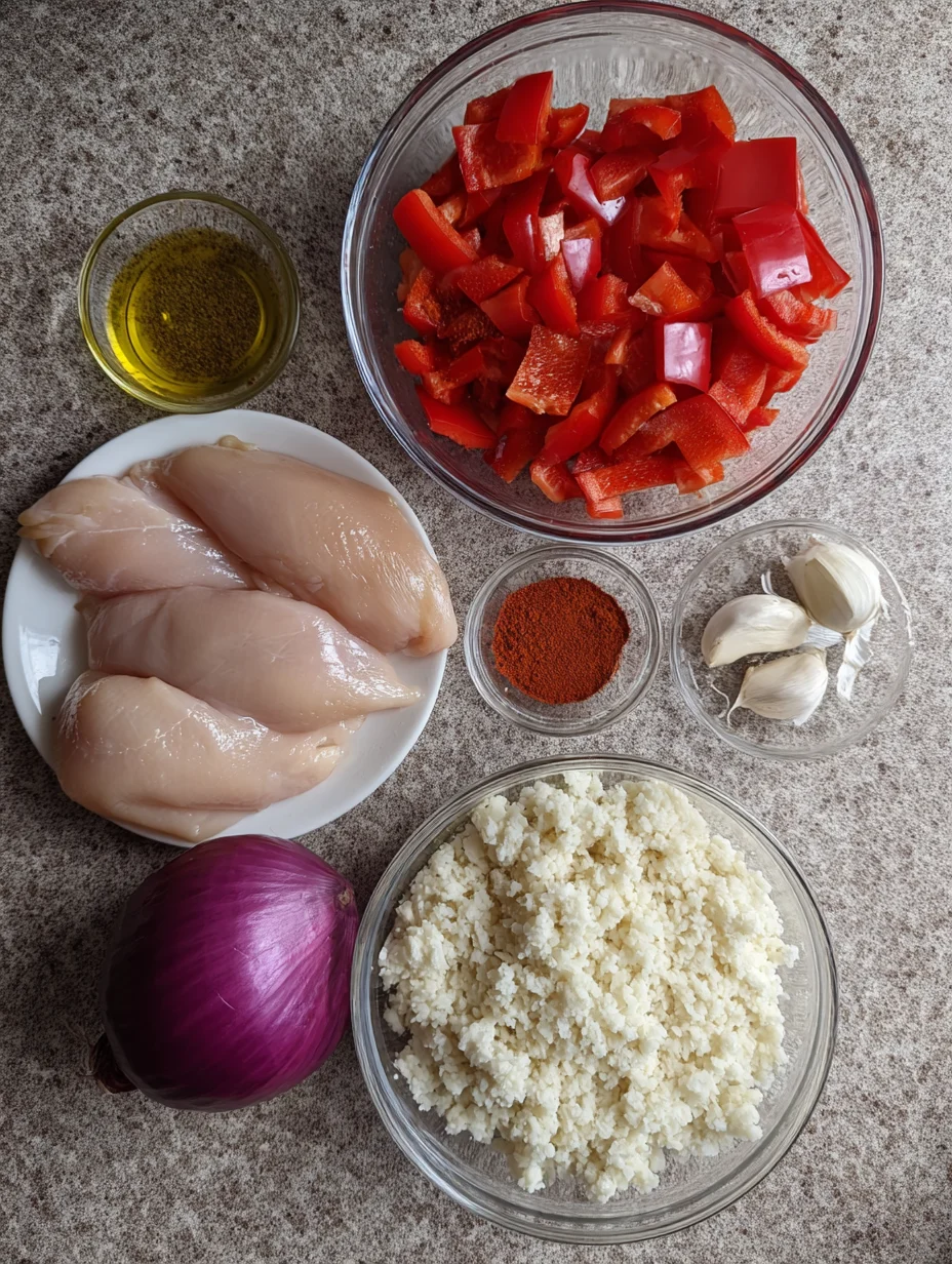 Chicken and Cauliflower Rice Bowls