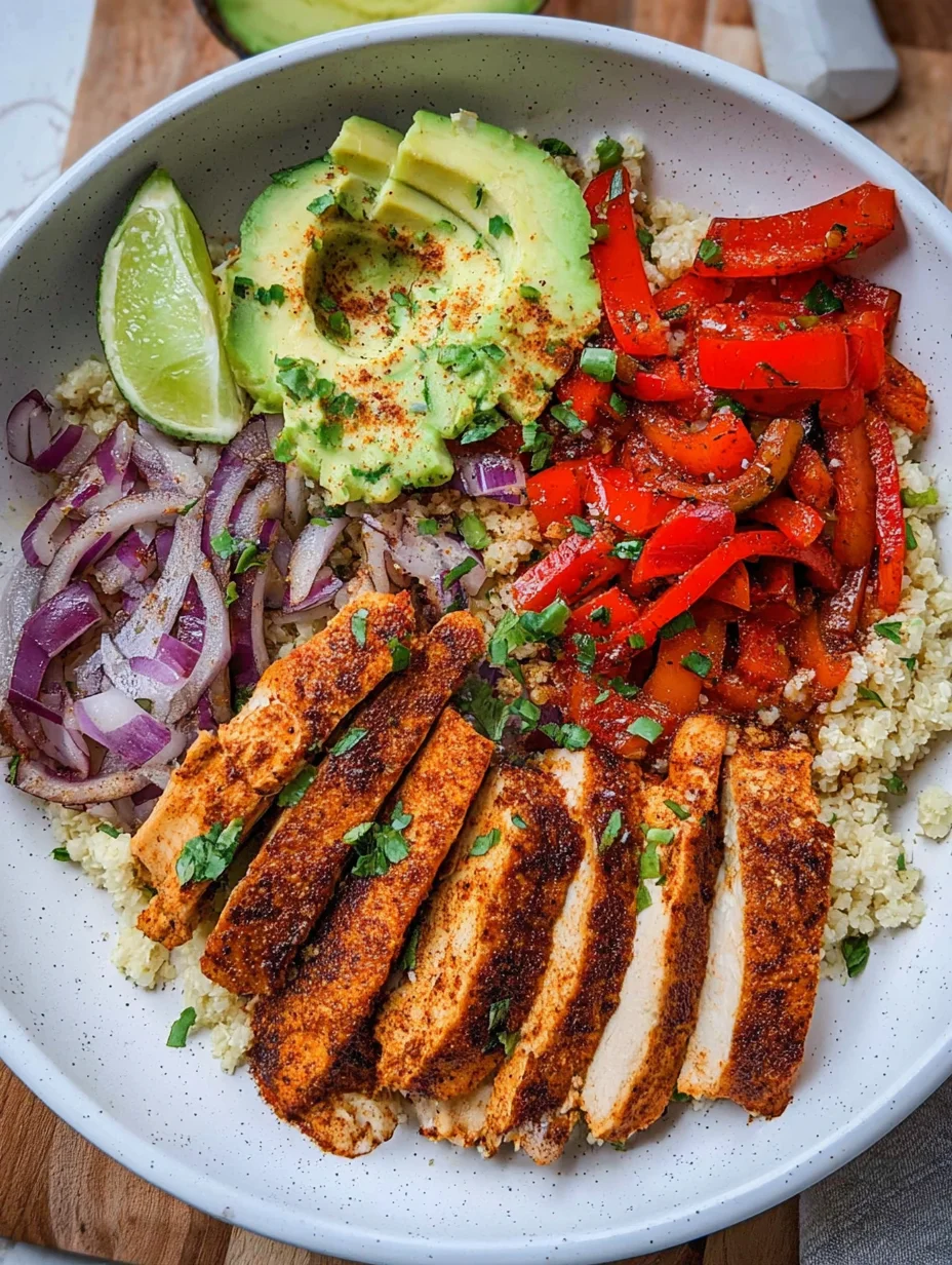 Chicken and Cauliflower Rice Bowls
