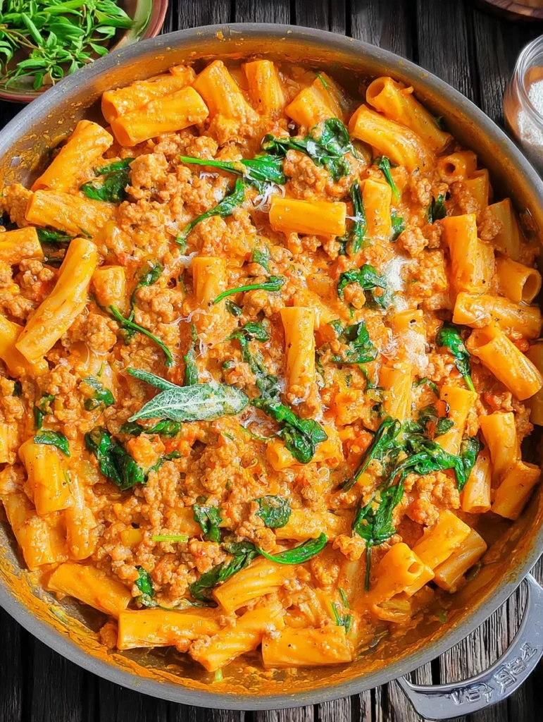 Creamy Sausage Rigatoni (One-Pan, 30-Minute Meal)