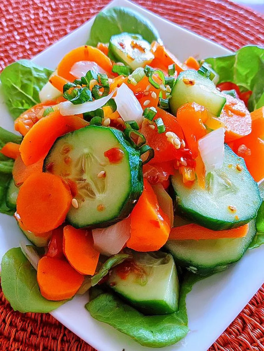 Cucumber Carrot Salad