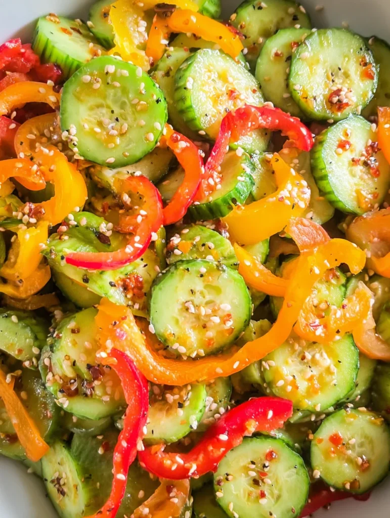 Cucumber & Pepper Salad