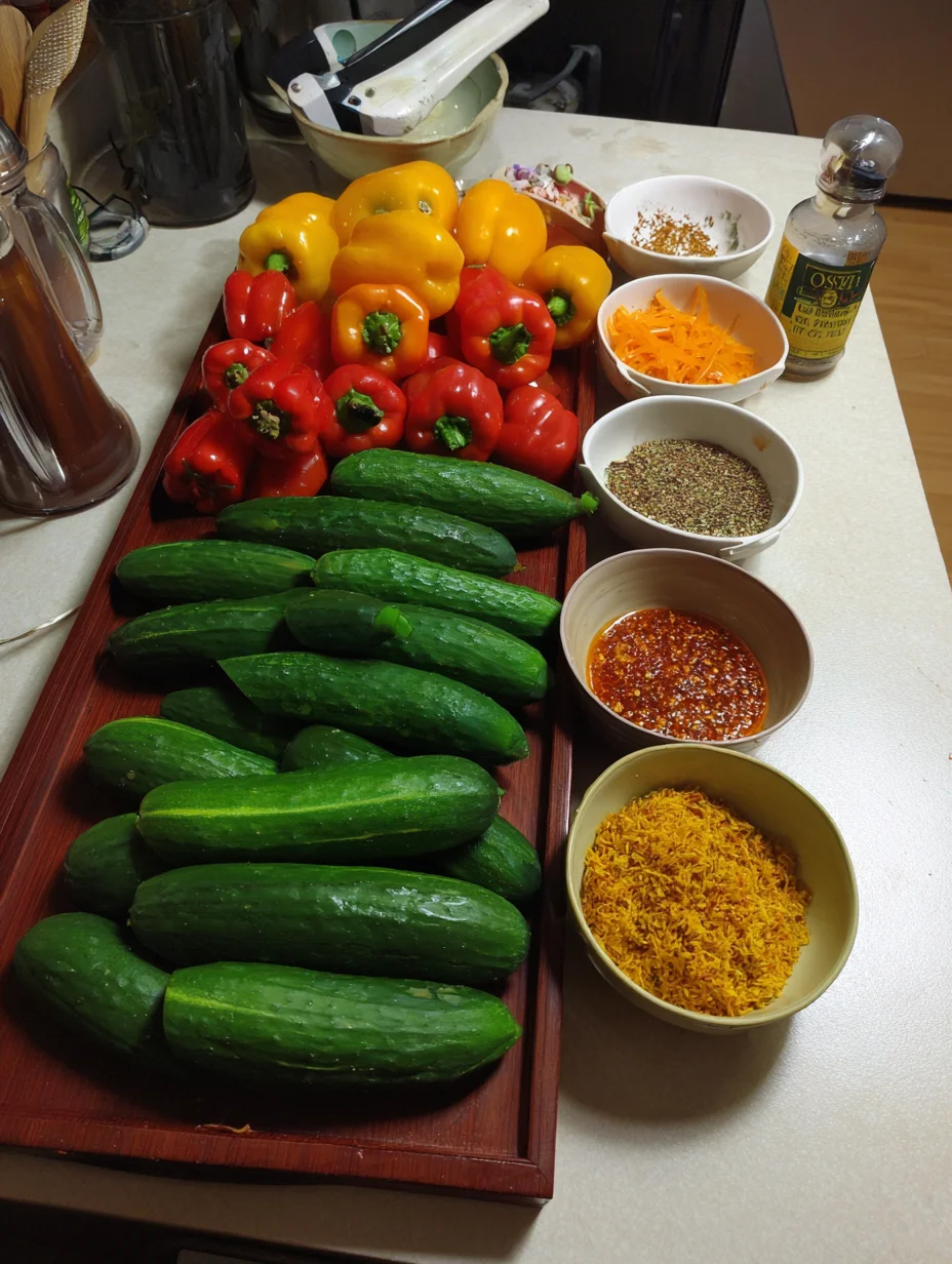 Cucumber & Pepper Salad