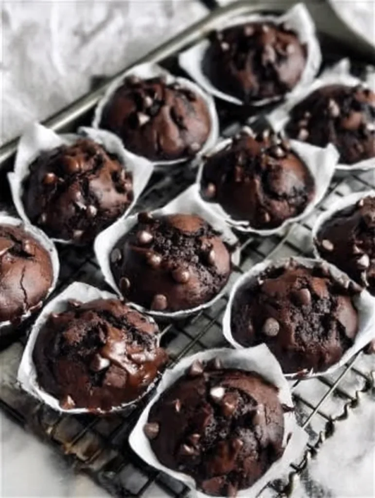 Double Chocolate Espresso Muffins