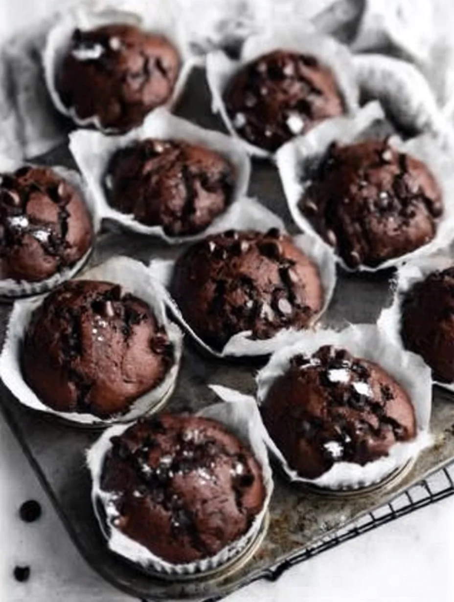 Double Chocolate Espresso Muffins