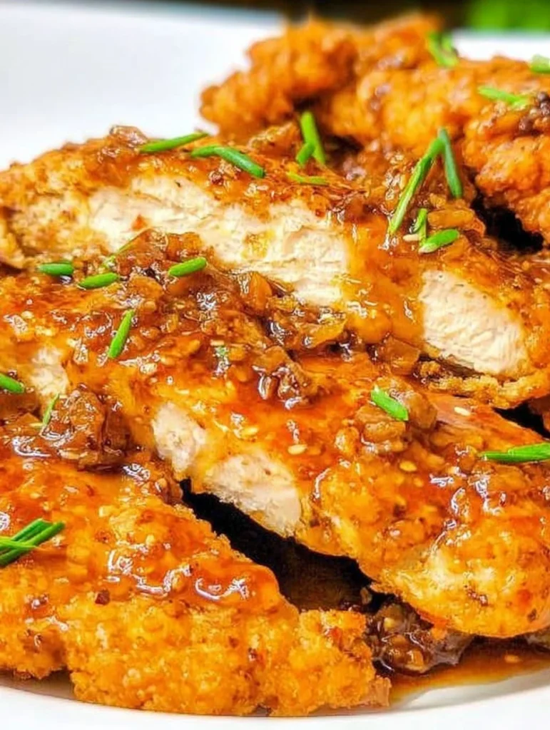 Double Crunch Honey Garlic Chicken Breasts
