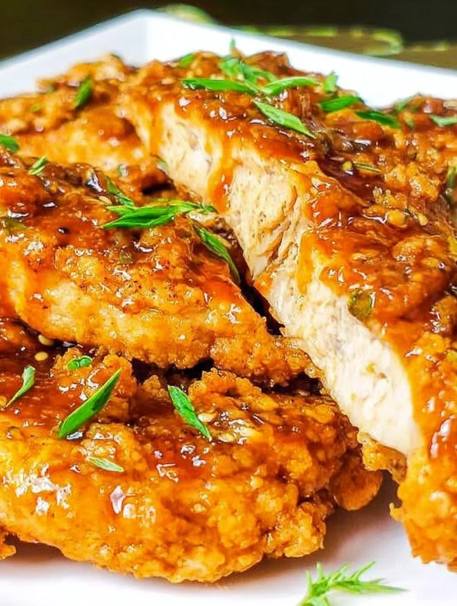 Double Crunch Honey Garlic Chicken Breasts