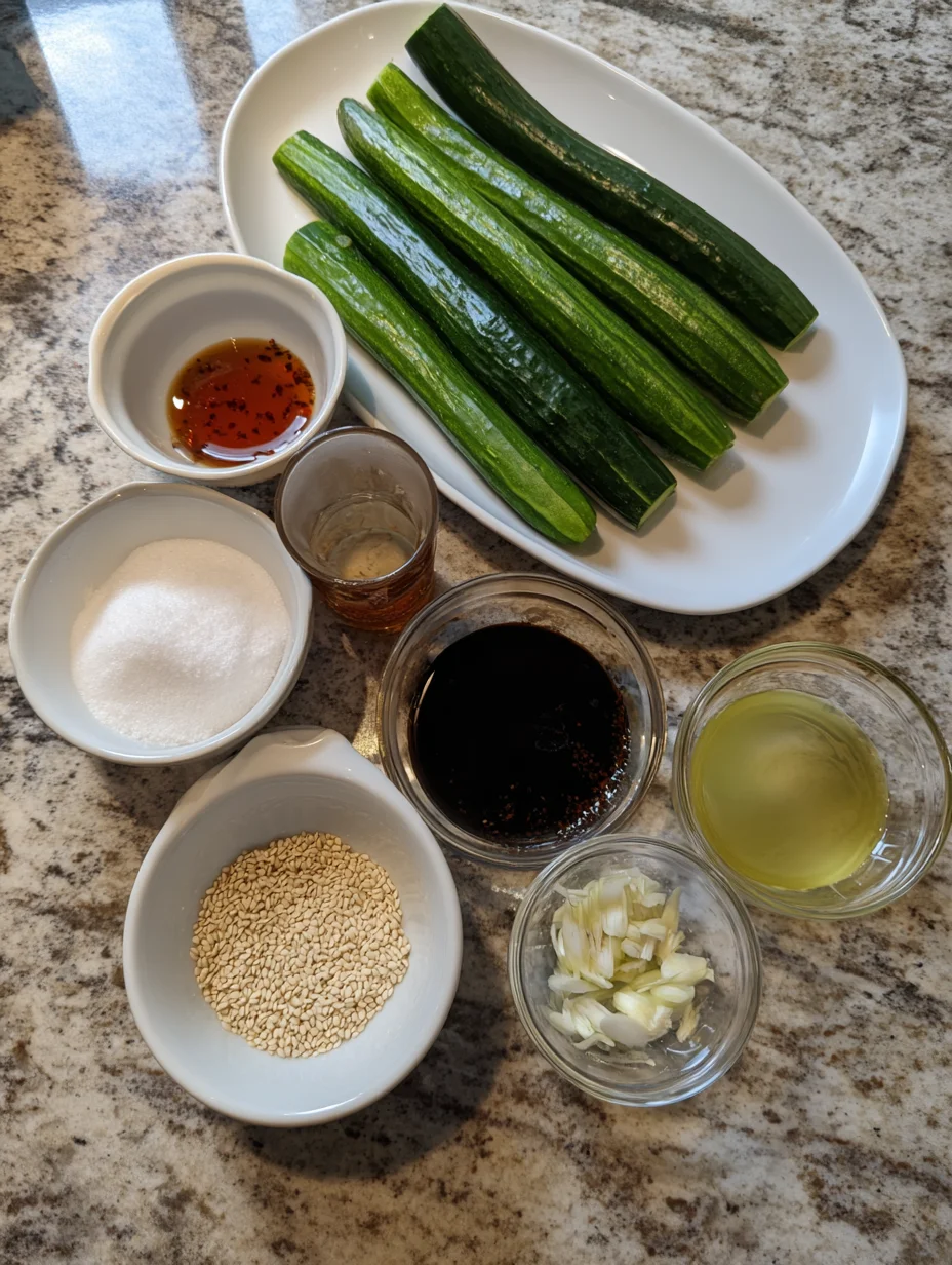 Easy Asian Cucumber Salad