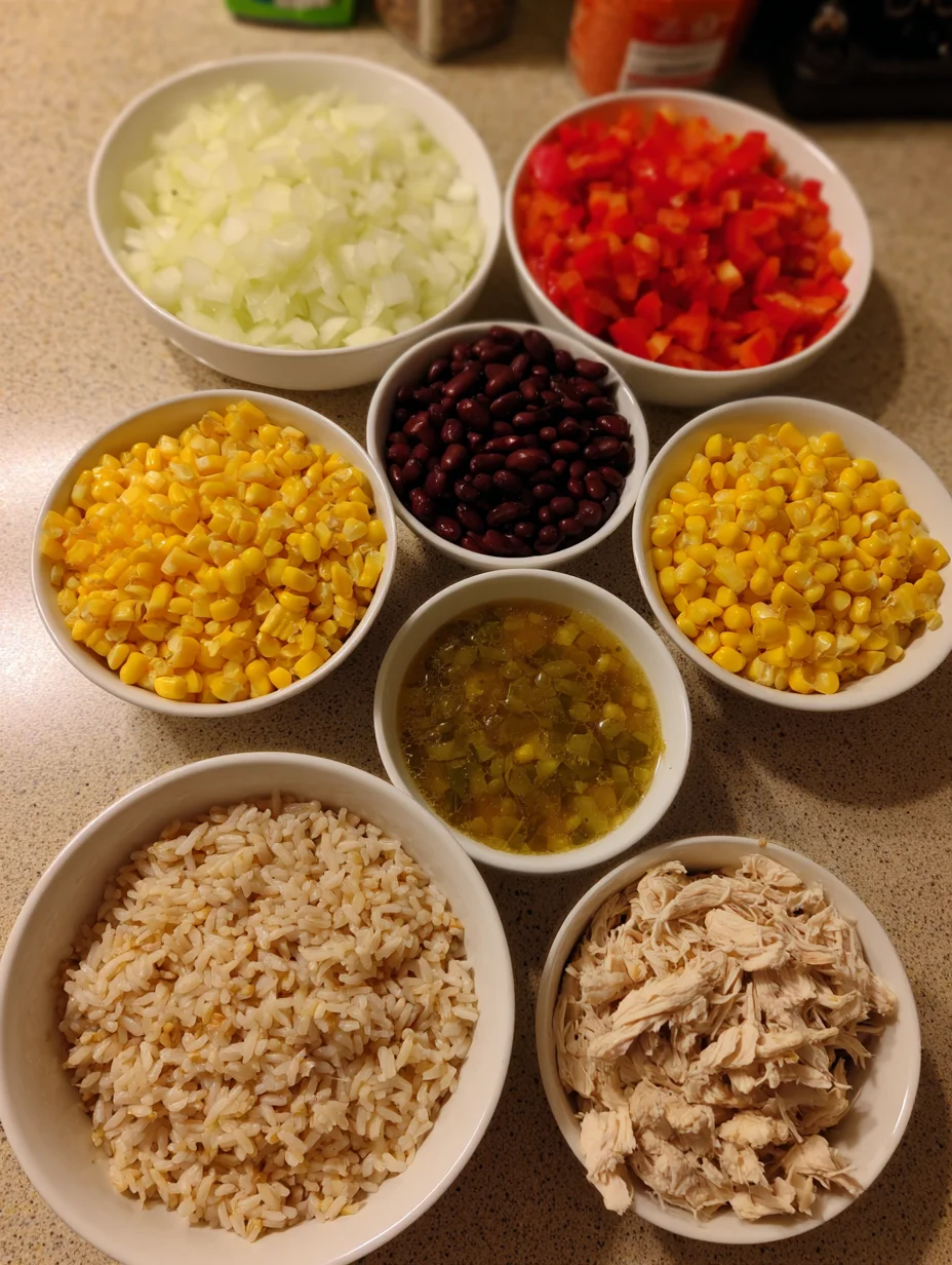 Easy Chicken Burrito Casserole