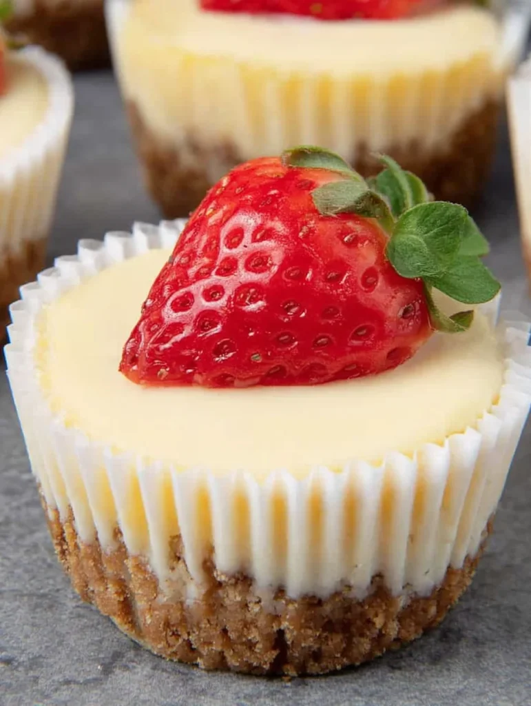 Easy Mini Cheesecakes