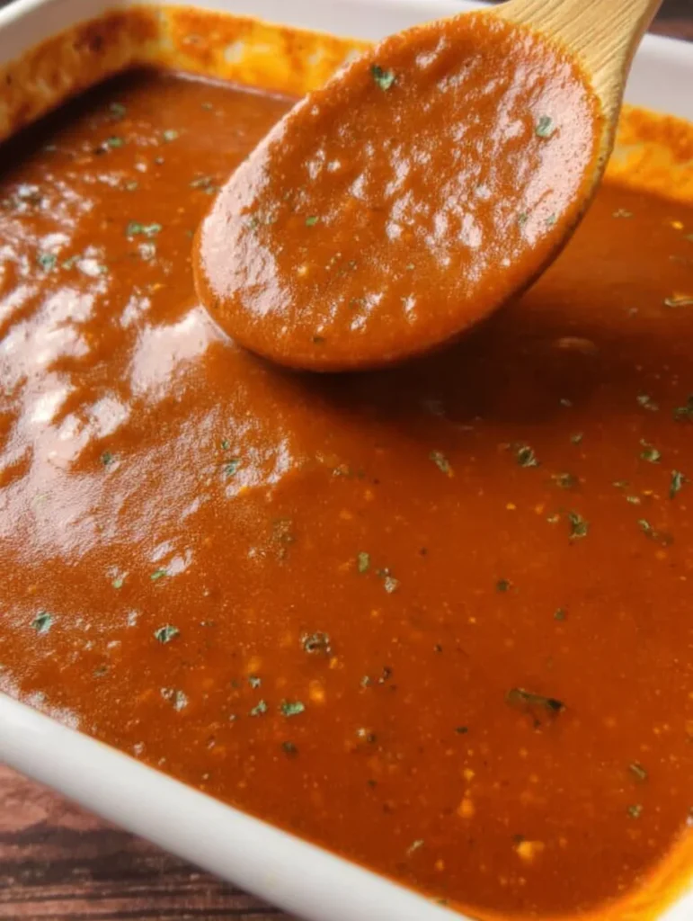 Easy Red Enchilada Sauce {15 minute Recipe}