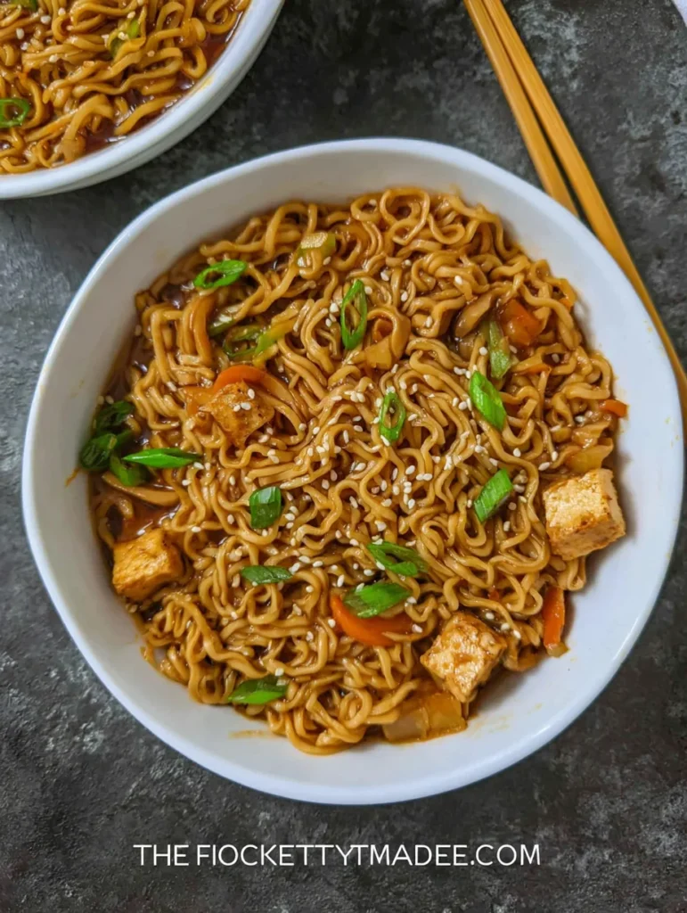 Easy Saucy Ramen Noodles