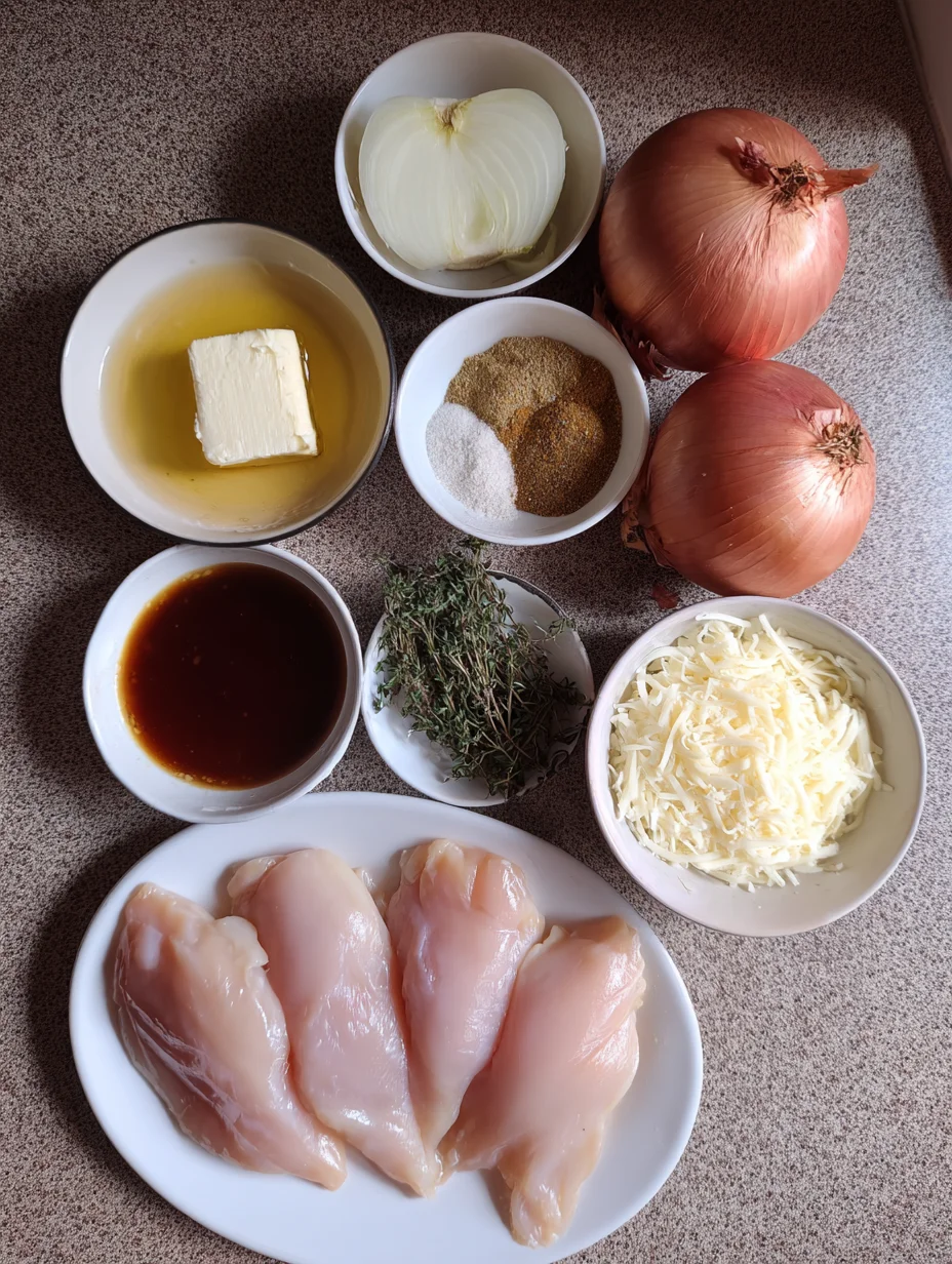 French Onion Chicken Bake
