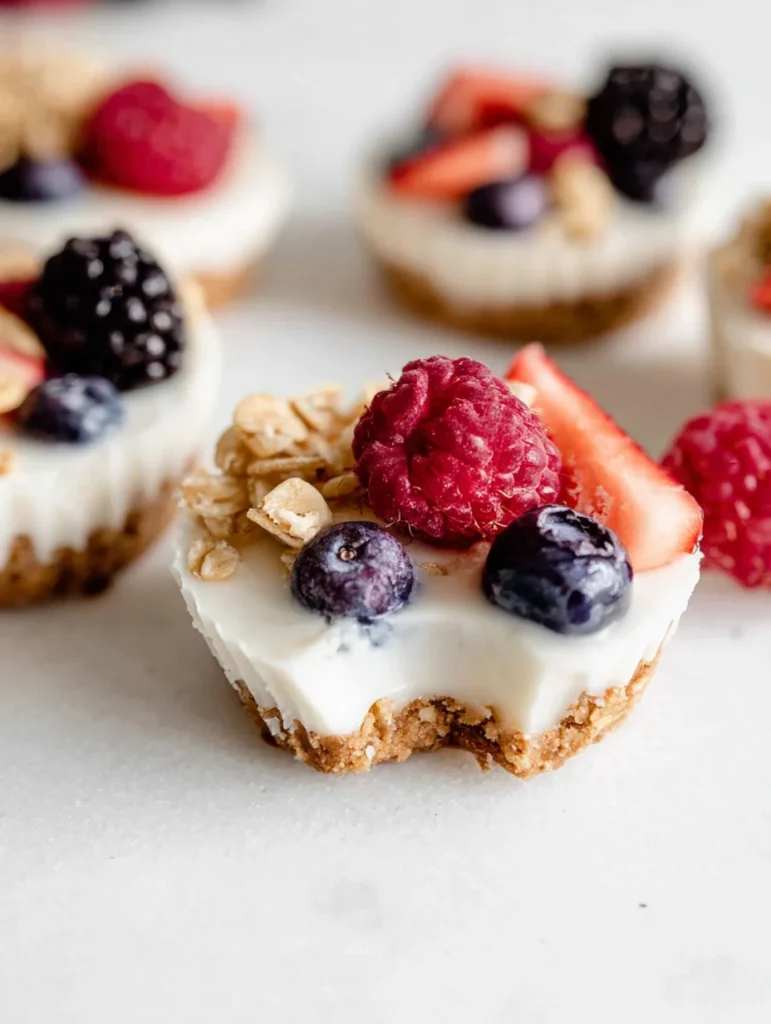 Frozen Yogurt Granola Cups