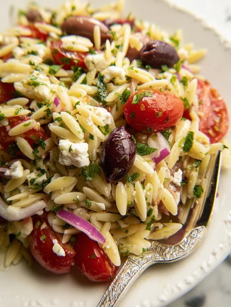 Greek Orzo Pasta Salad