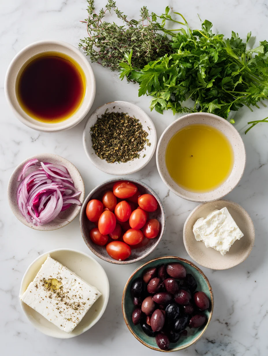 Greek Orzo Pasta Salad