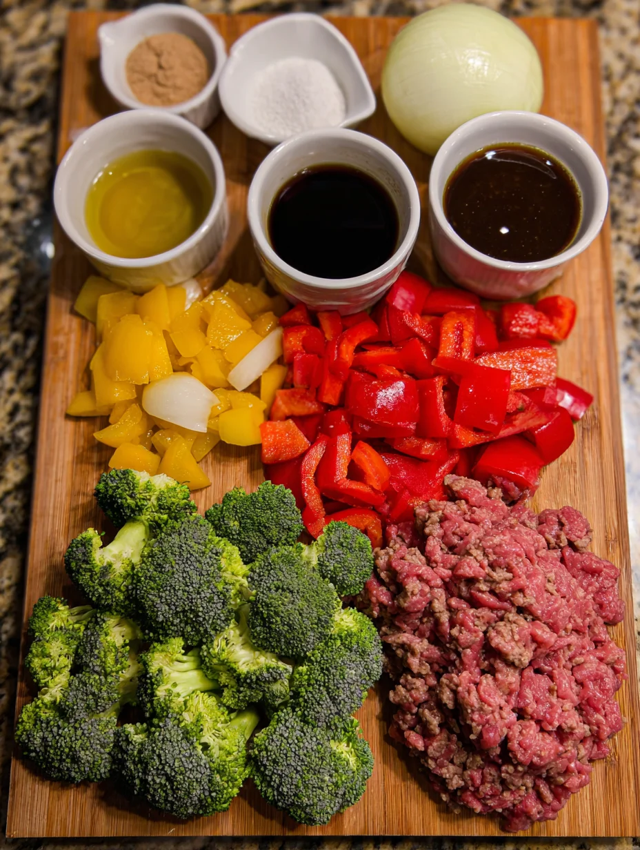 Ground Beef and Broccoli