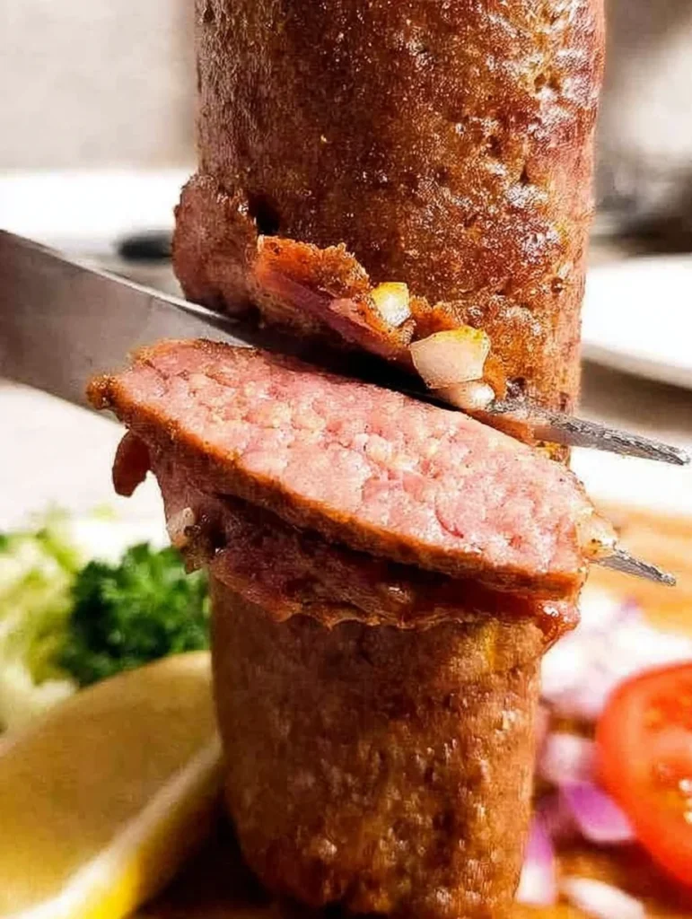 Homemade Rotisserie Doner Kebab Meat - beef or lamb!
