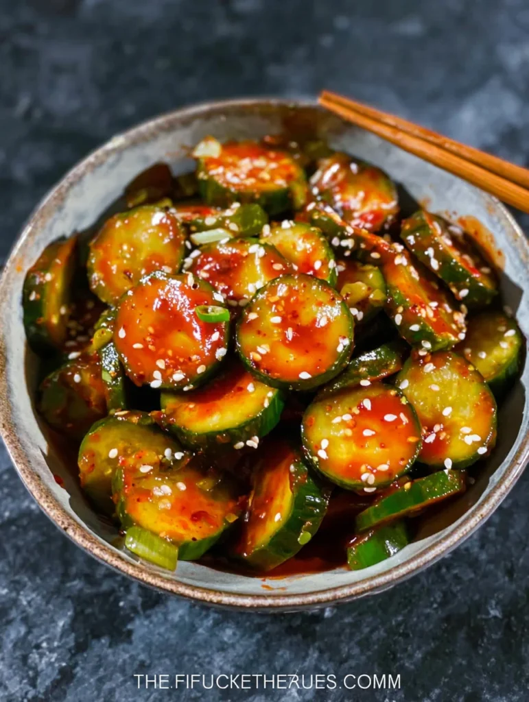 Korean Cucumber Salad (Oi Muchim, 오이무침)
