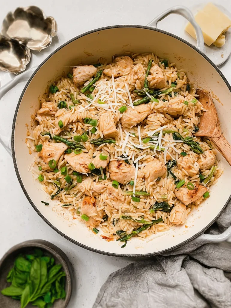 One Pot Chicken Orzo