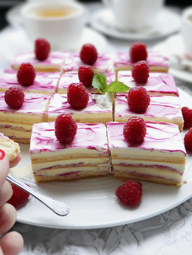 Raspberry cheesecake (no bake)