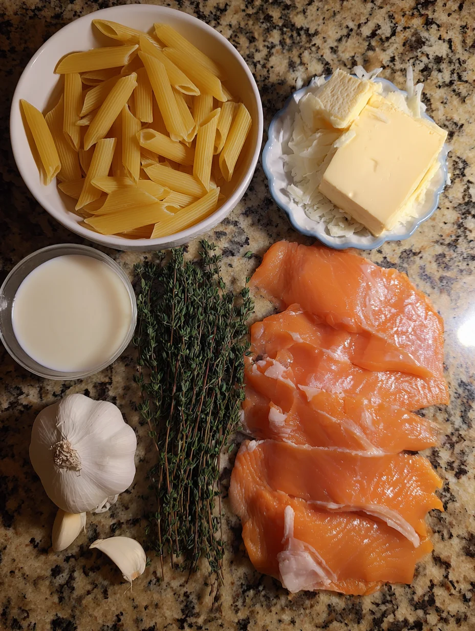 Salmon Alfredo