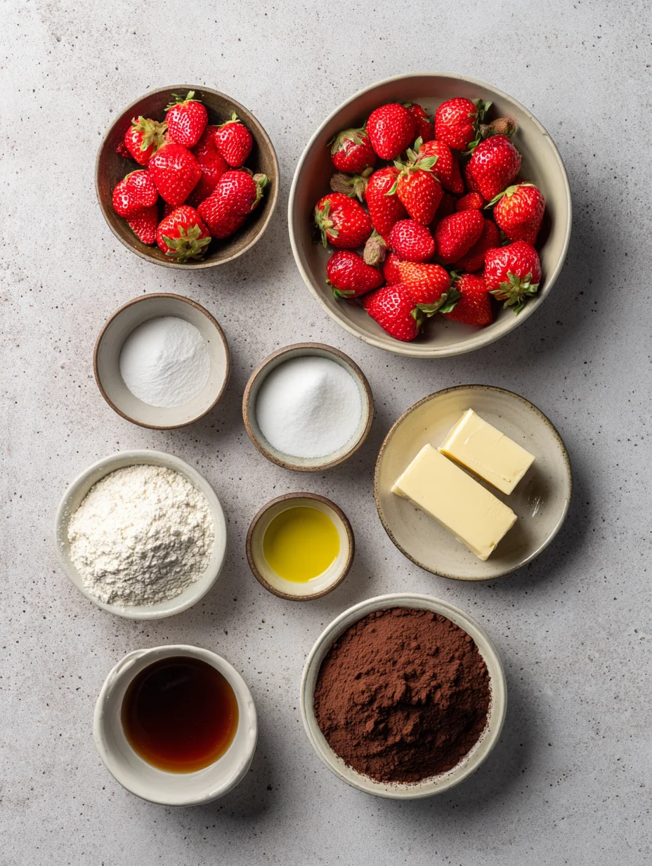 Strawberry Chocolate Cake