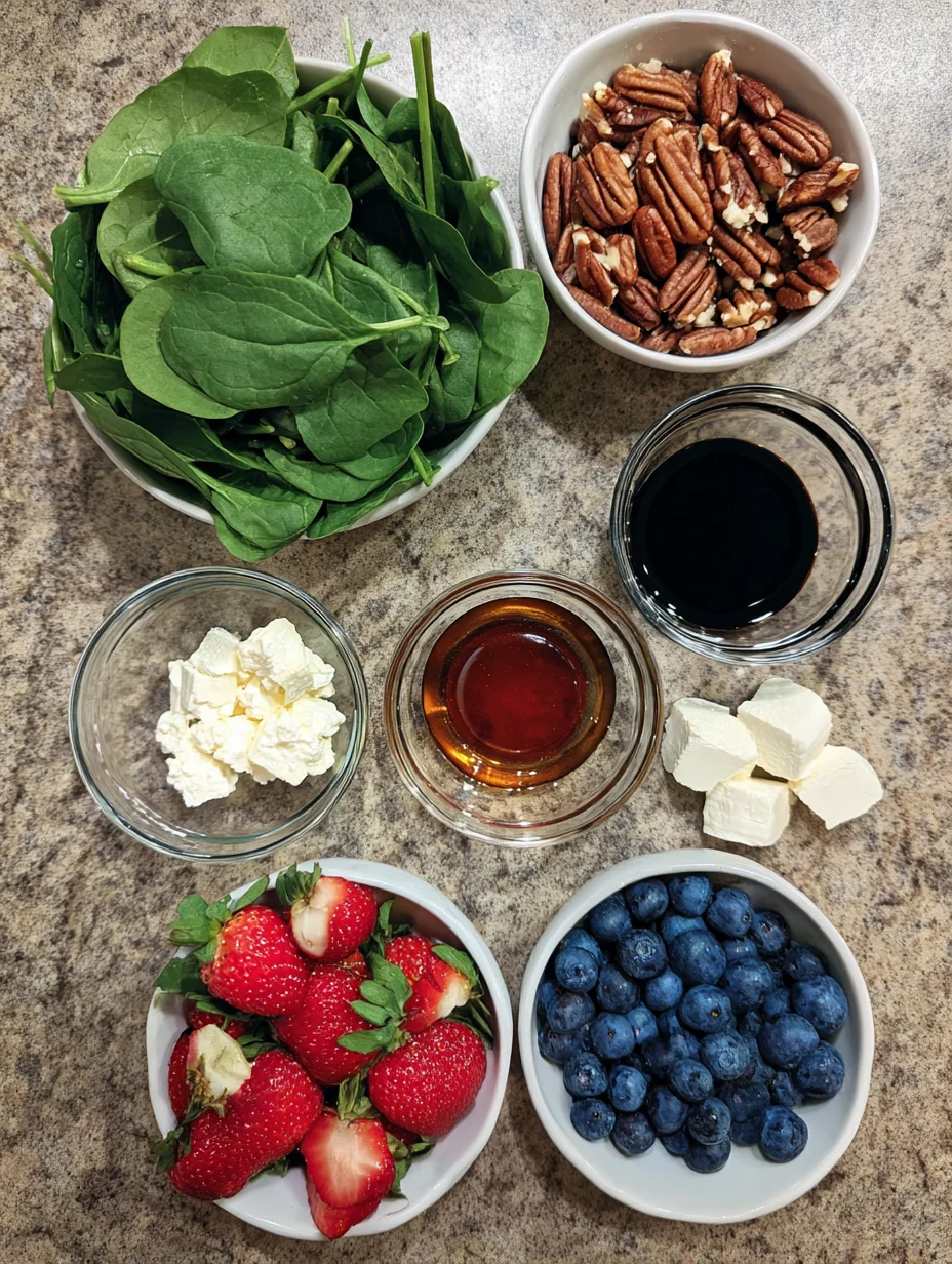 Strawberry Spinach Salad