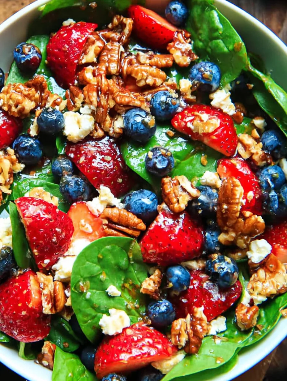 Strawberry Spinach Salad