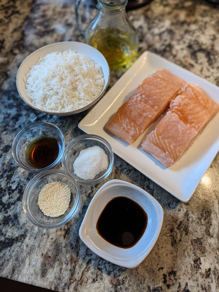 Teriyaki Salmon Sushi Bowl