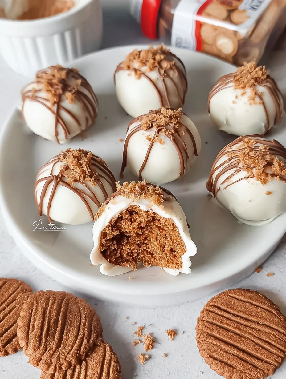 Truffles au Spéculoos