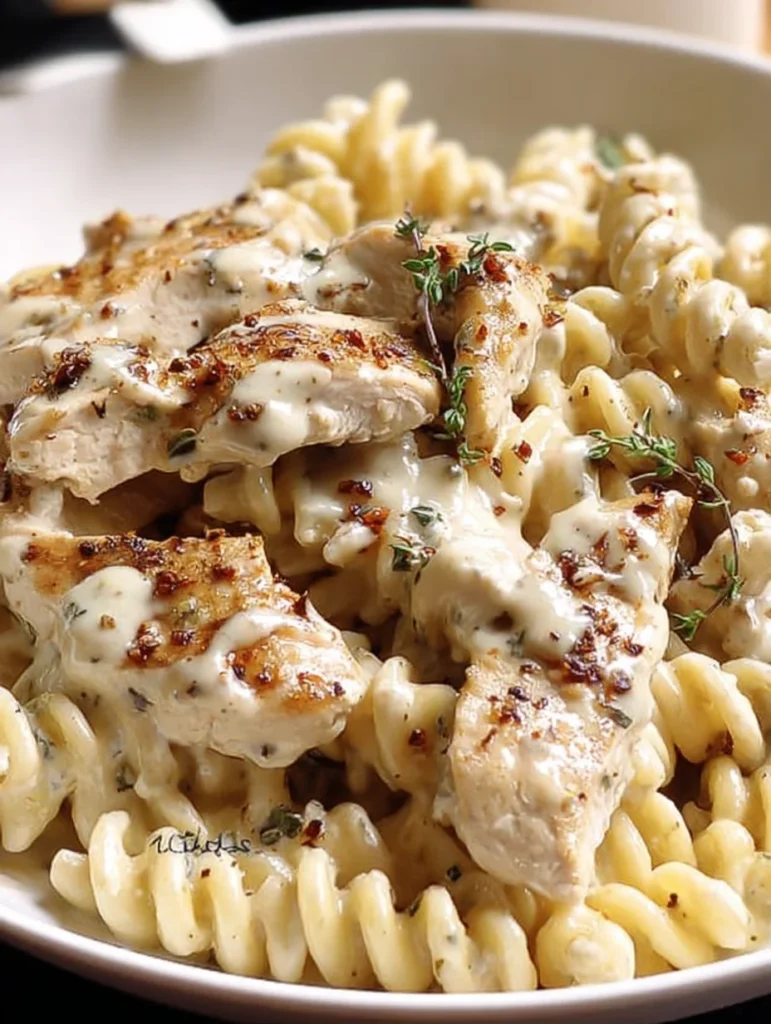 White Cheddar Chicken Pasta