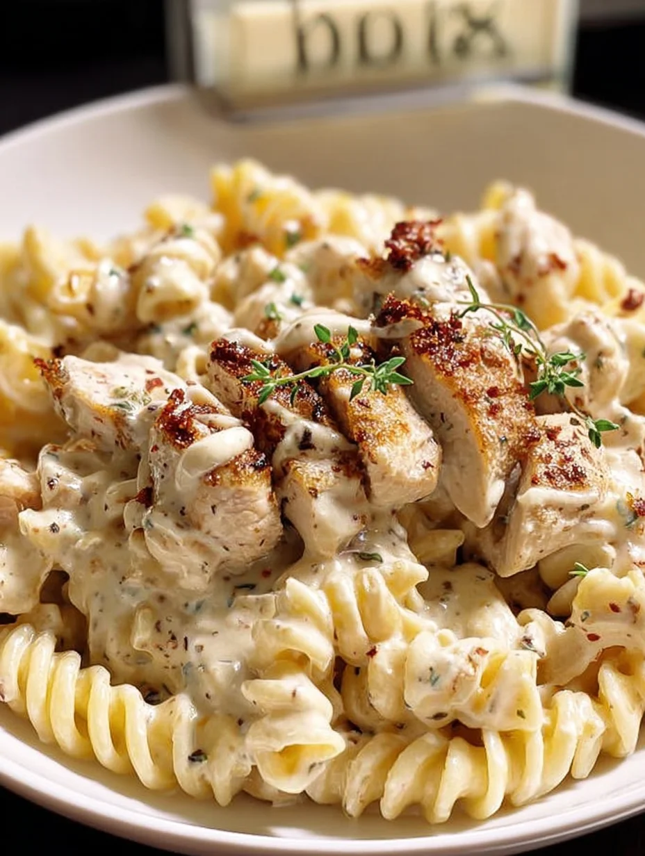 White Cheddar Chicken Pasta
