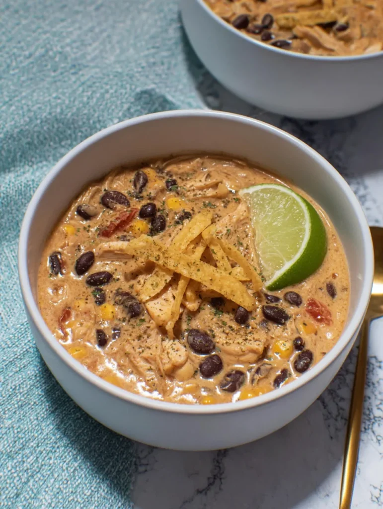 White Chicken Chili Recipe with Cream Cheese