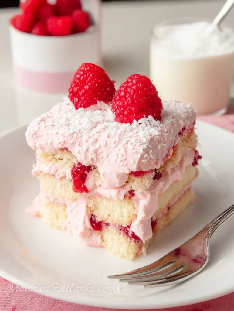 White Chocolate Raspberry Tiramisu