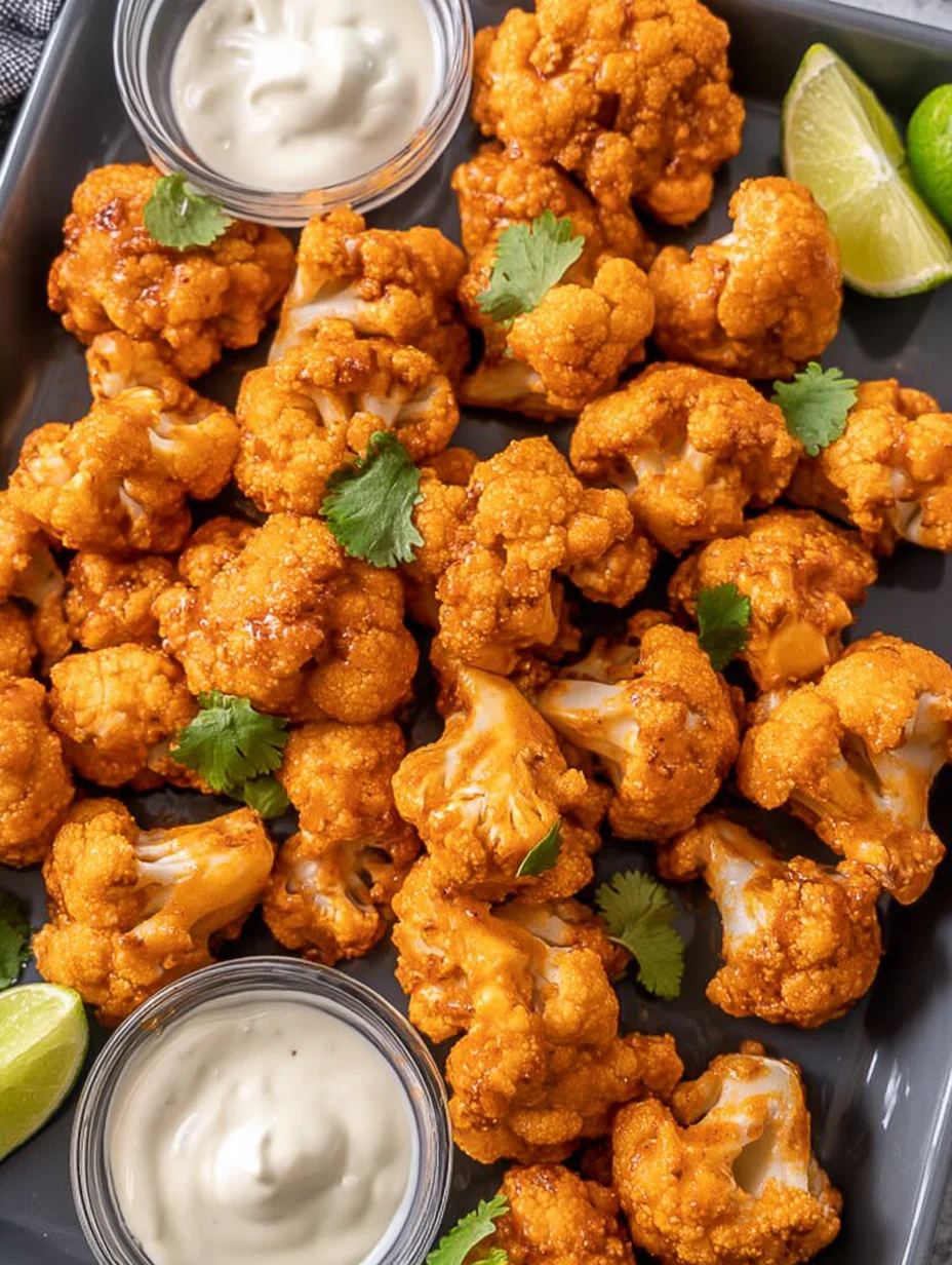 Air Fryer Buffalo Cauliflower