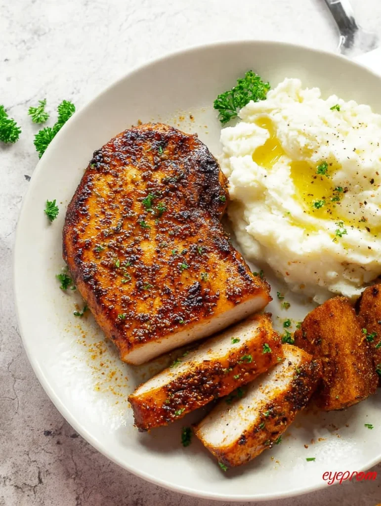 Air Fryer Pork Chops - No Breading