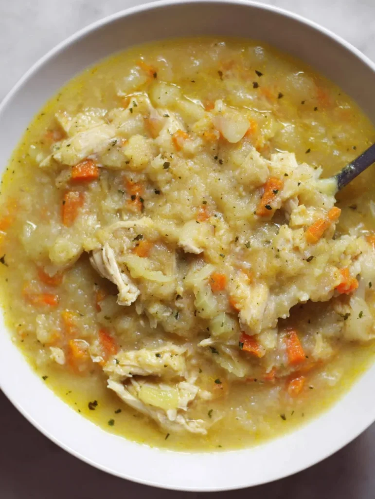 30-Minute Anti-Inflammatory Cauliflower Chicken Soup Recipe