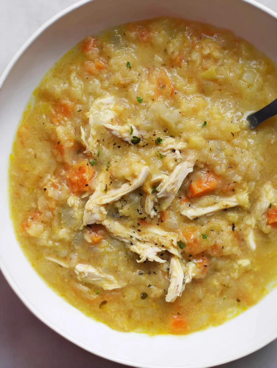 Anti-Inflammatory Cauliflower Chicken Soup